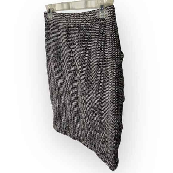 St. John Collection Vintage Y2k Brown & Beige Stretch Knit Mini Skirt Size 4 - Picture 10 of 12